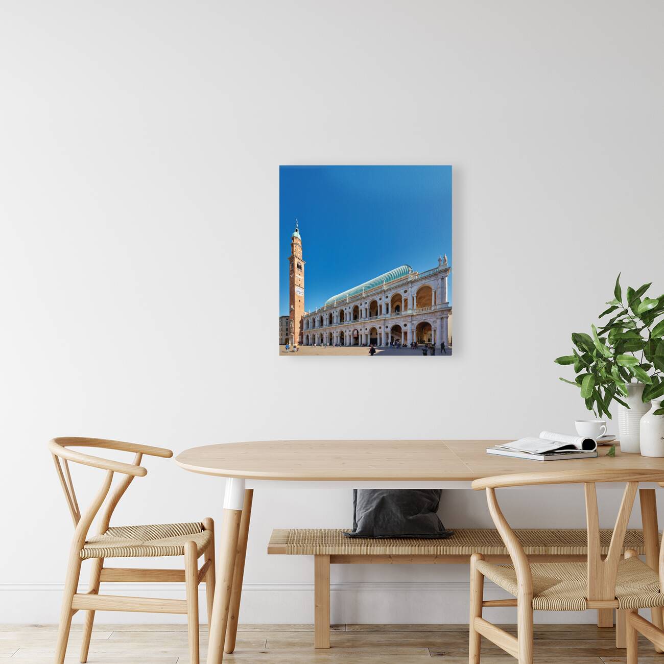 Vicenza Veneto Italy. The Basilica Palladiana is a Renaissance building in the central Piazza dei Signori in Vicenza Reproduction