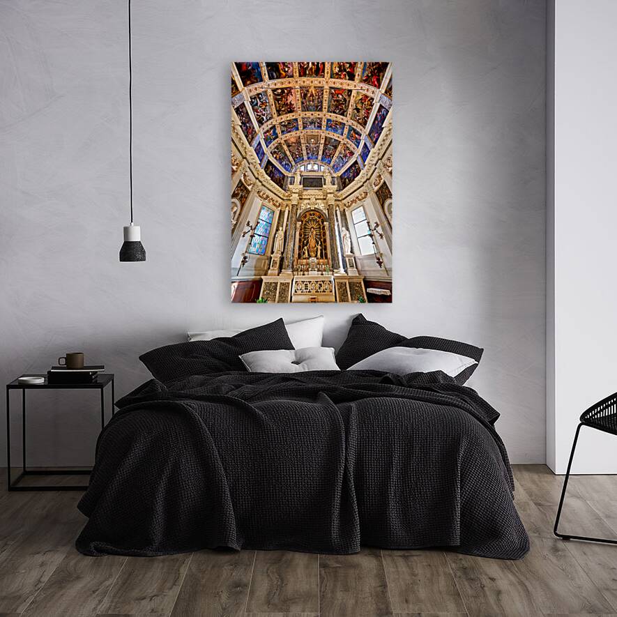 Vicenza Veneto Italy. Santa Corona is a Gothic-style Roman Catholic church Reproduction