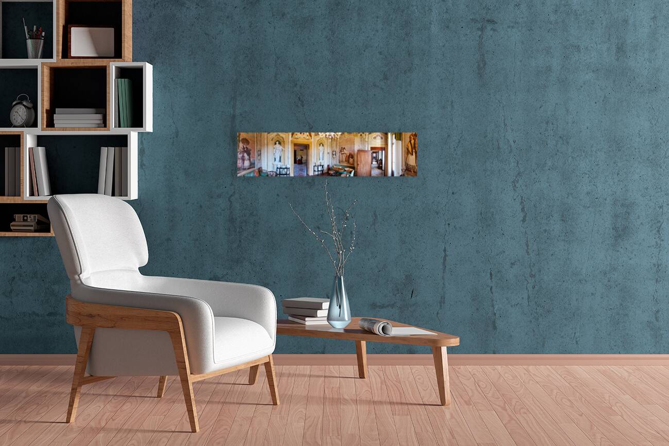 Vicenza Veneto Italy. The interiors of the Villa Valmarana ai Nani frescoed  by Giambattista and Giandomenico Tiepolo Reproduction