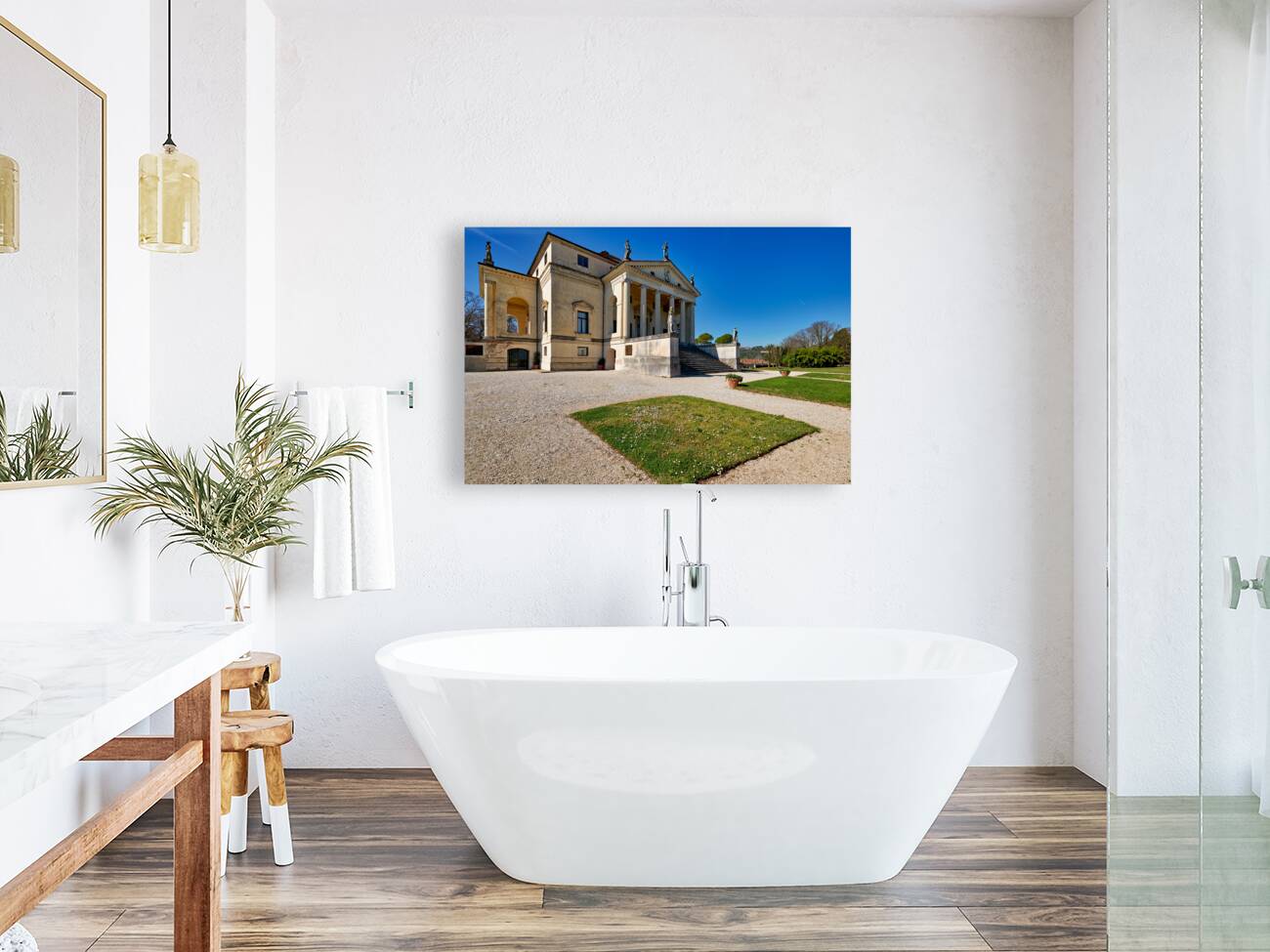 Vicenza Veneto Italy. Villa La Rotonda designed by Andrea Palladio. Reproduction