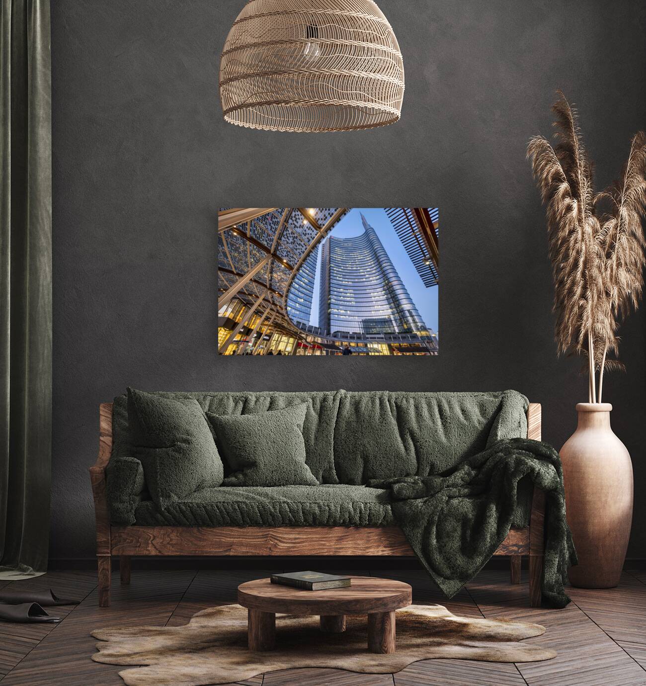 Milan Lombardy Italy. Porta Nuova District. Reproduction