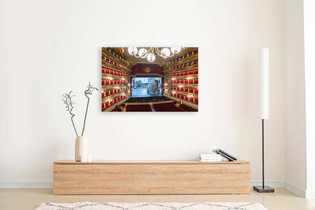 Milan Italy. Teatro alla Scala Opera House Reproduction