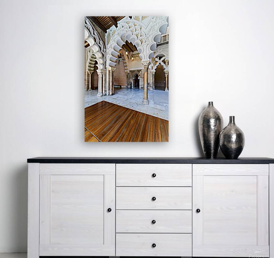 Zaragoza. Saragossa. Aragon. Spain. Aljafería Palace Reproduction