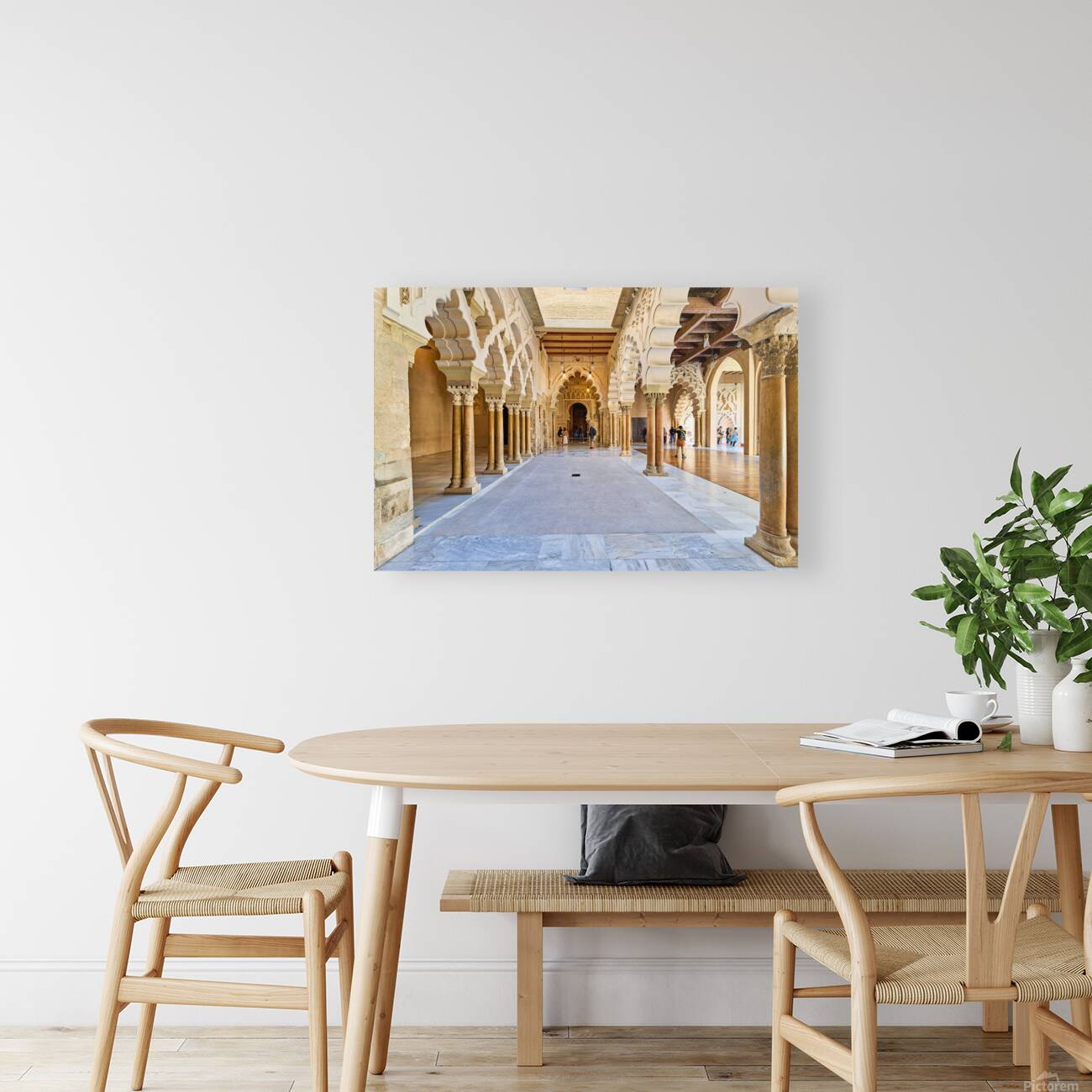 Zaragoza. Saragossa. Aragon. Spain. Aljafería Palace Reproduction