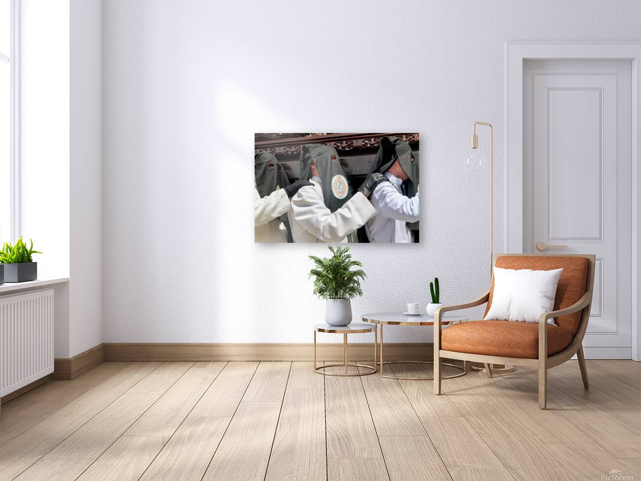 Zaragoza. Saragossa. Aragon. Spain.  Processions of the Easter Holy Week Reproduction