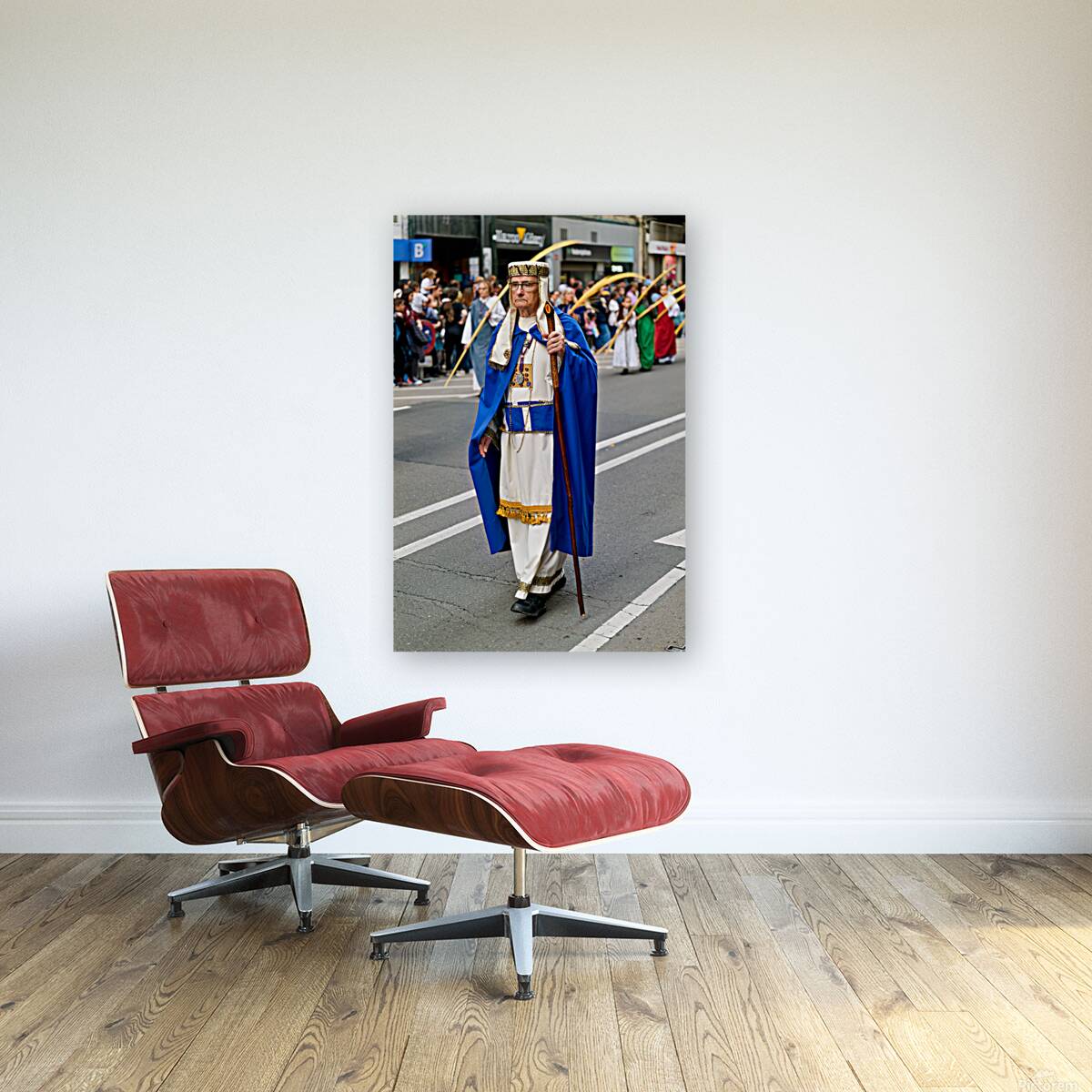 Zaragoza. Saragossa. Aragon. Spain.  Processions of the Easter Holy Week Reproduction