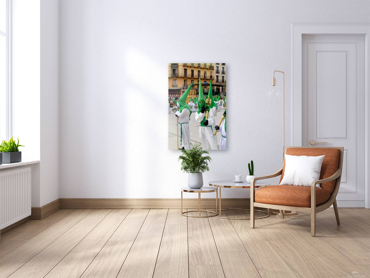 Zaragoza. Saragossa. Aragon. Spain.  Processions of the Easter Holy Week Reproduction