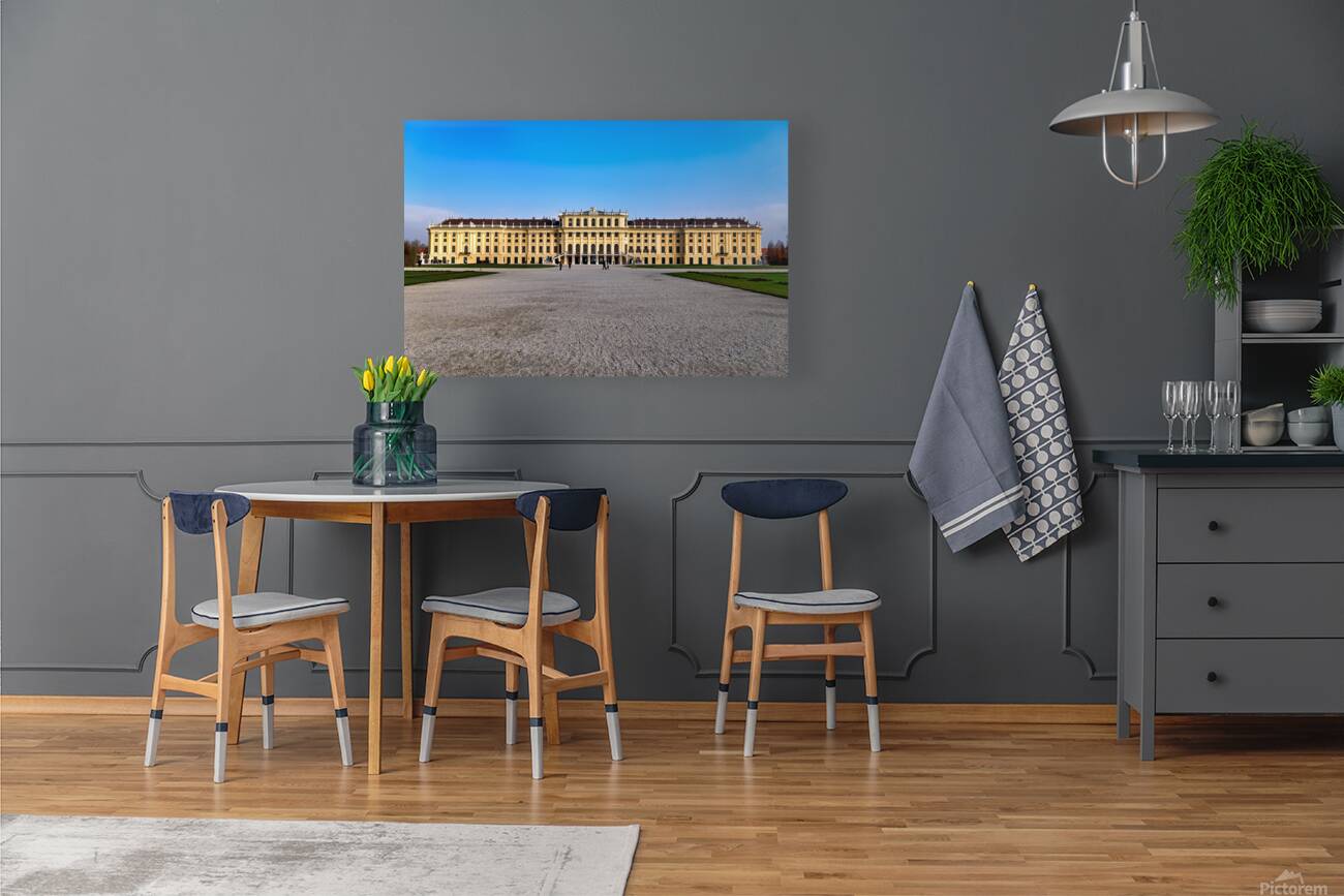 Majestic Schönbrunn Palace Vienna. Reproduction