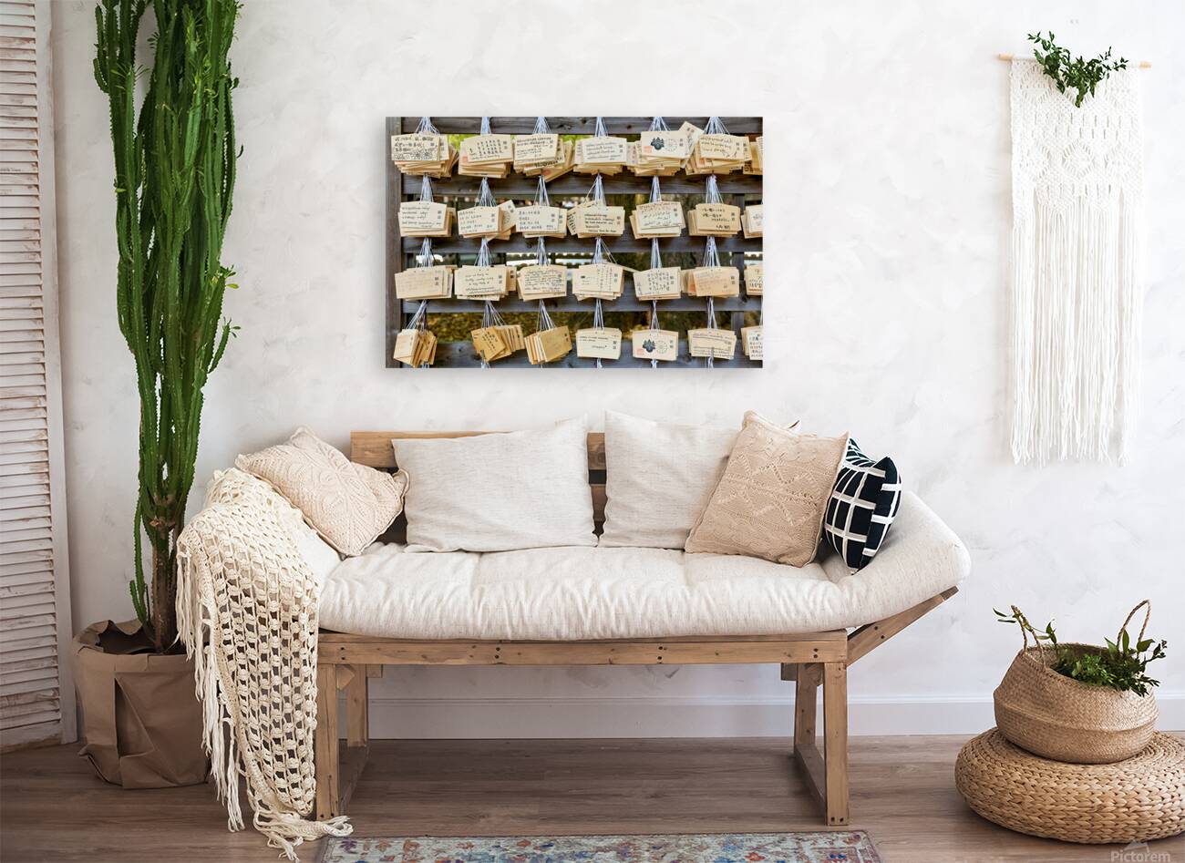 Wishes and invocations at Meiji Jingu Shrine in Tokyo Reproduction