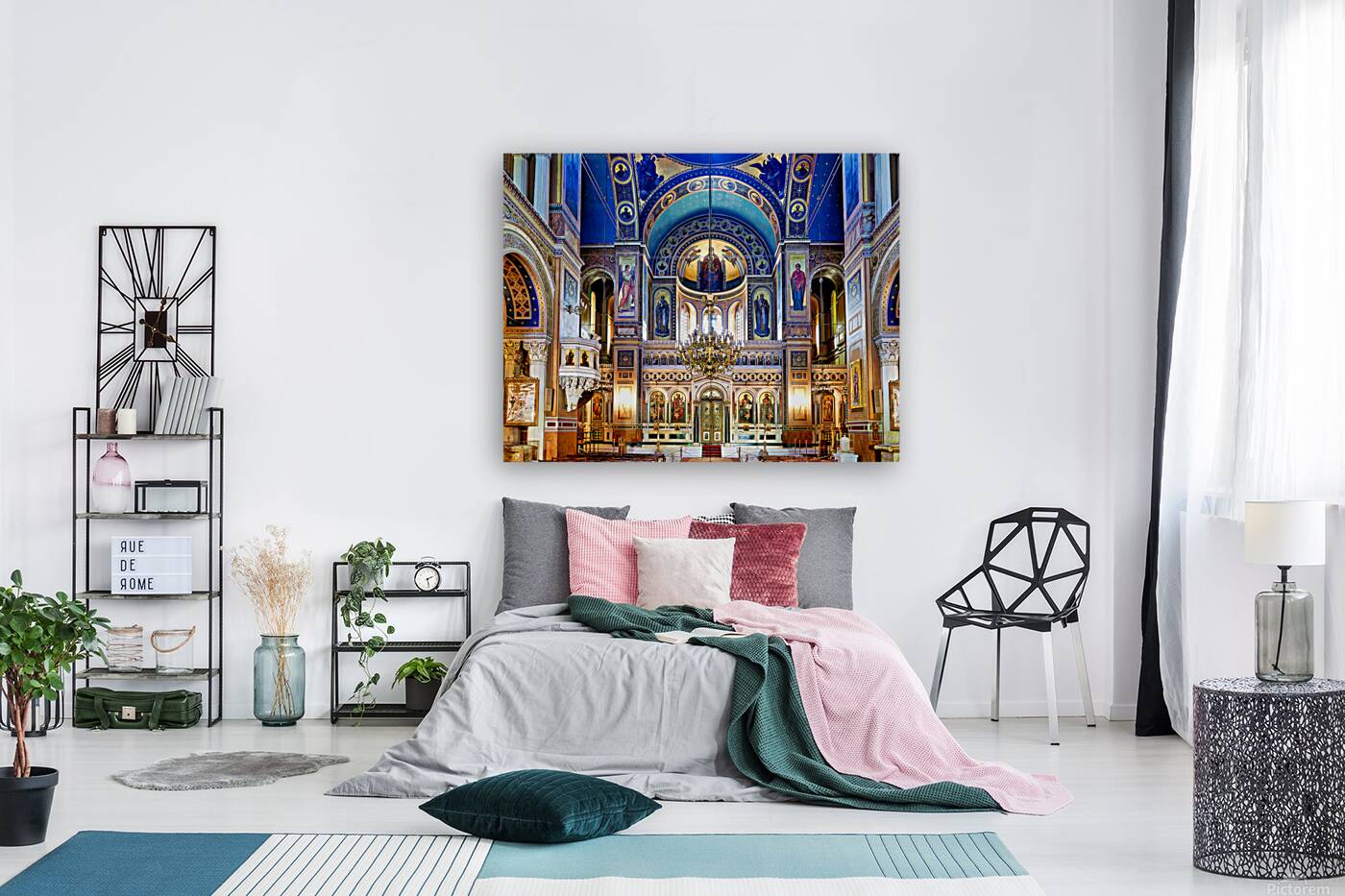 Interior of Athens Mitropolis Cathedral: art and architecture Reproduction