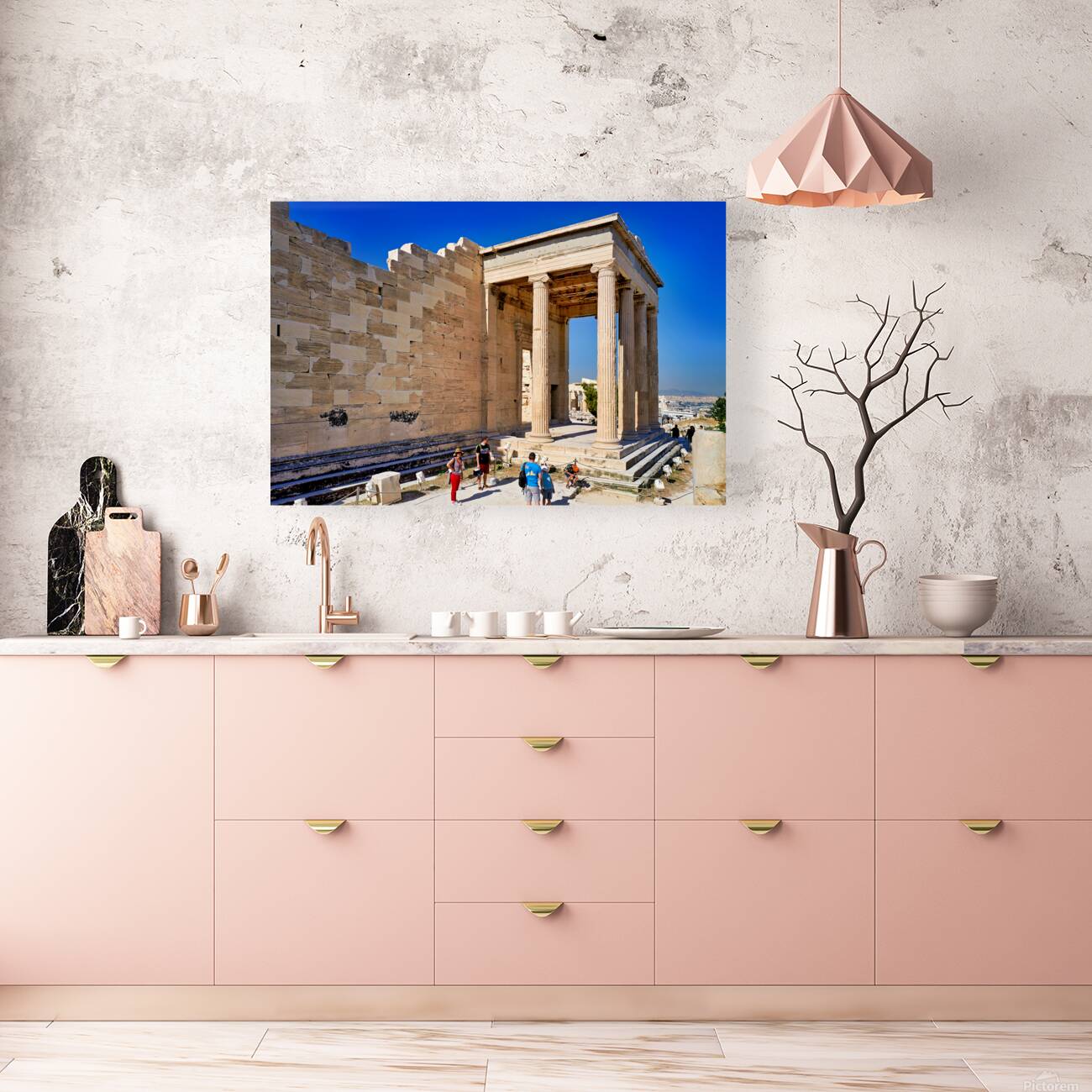 Exploring the erechtheion temple at acropolis in athens greece Reproduction