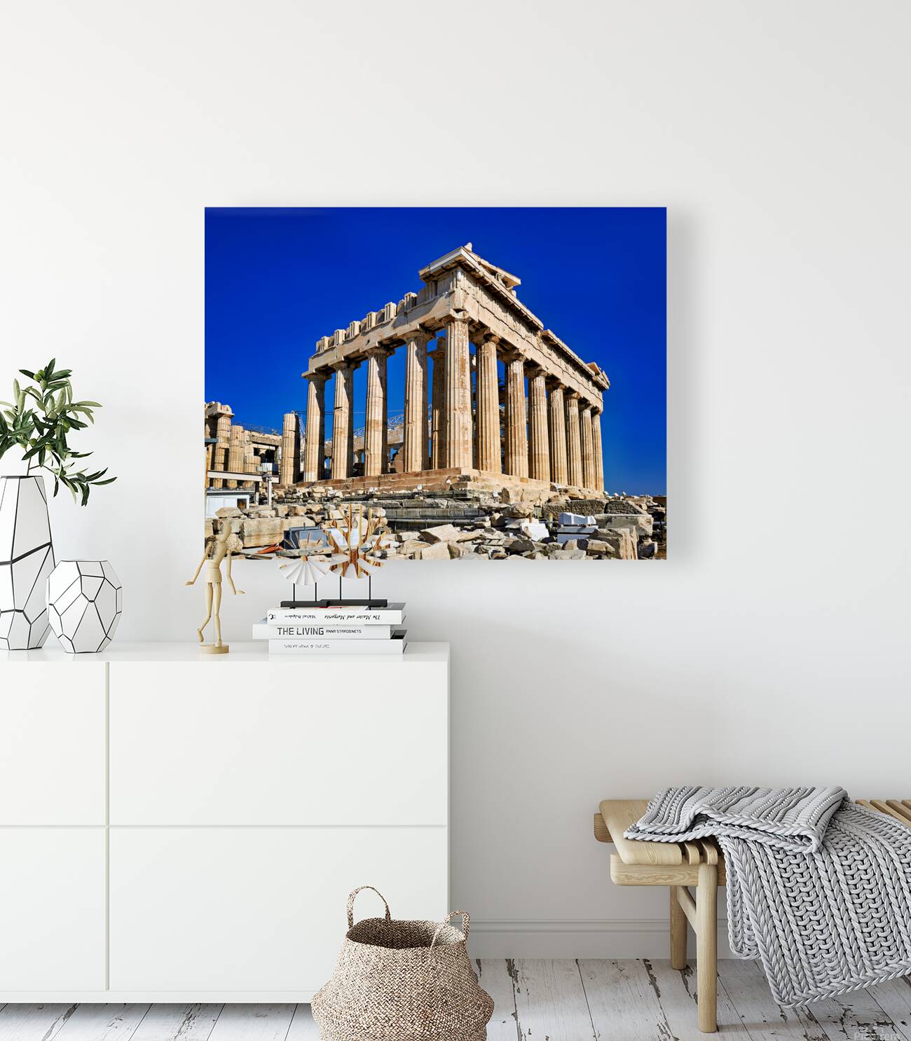 Visit Parthenon at Acropolis in Athens Greece during the day Reproduction