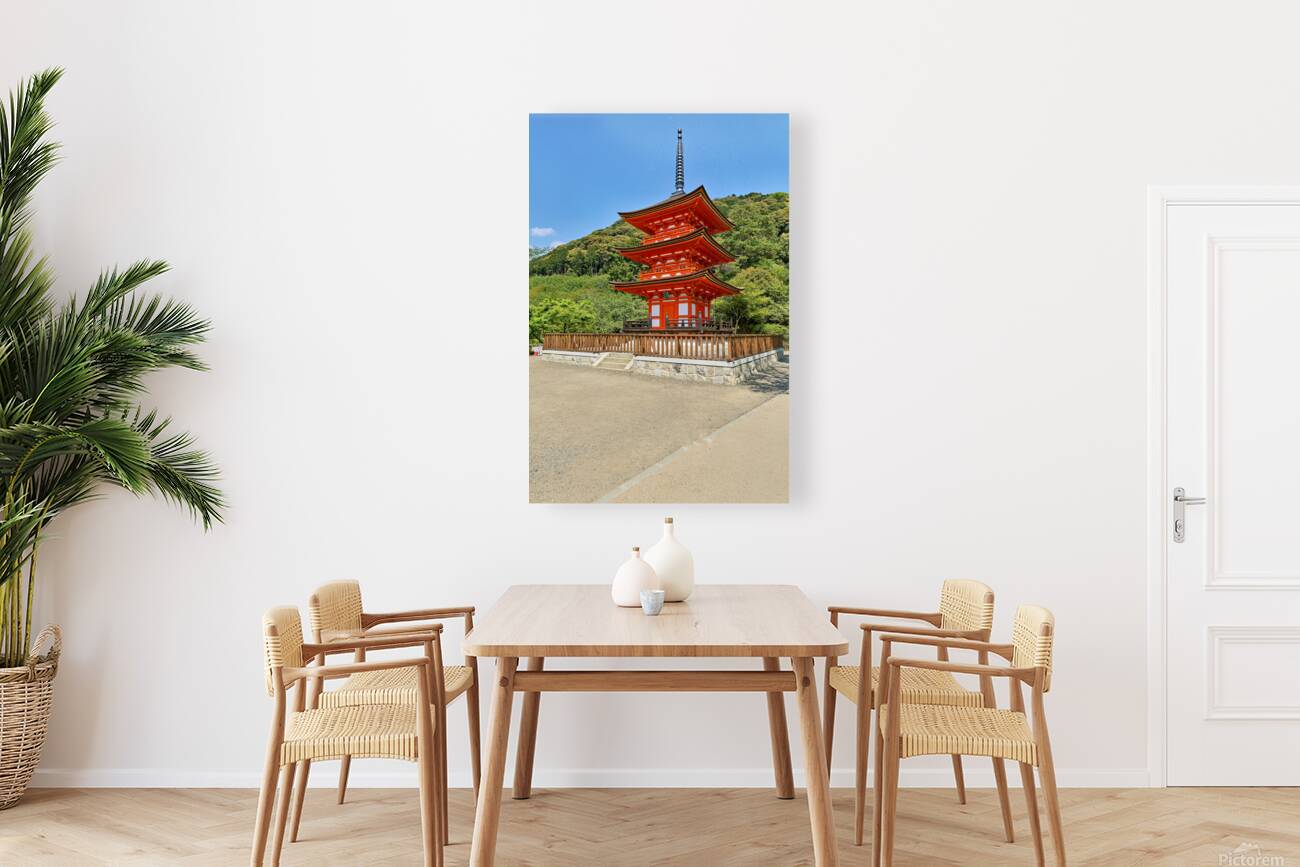 Visit to koyasu pagoda at kiyomizu dera temple in kyoto japan Reproduction