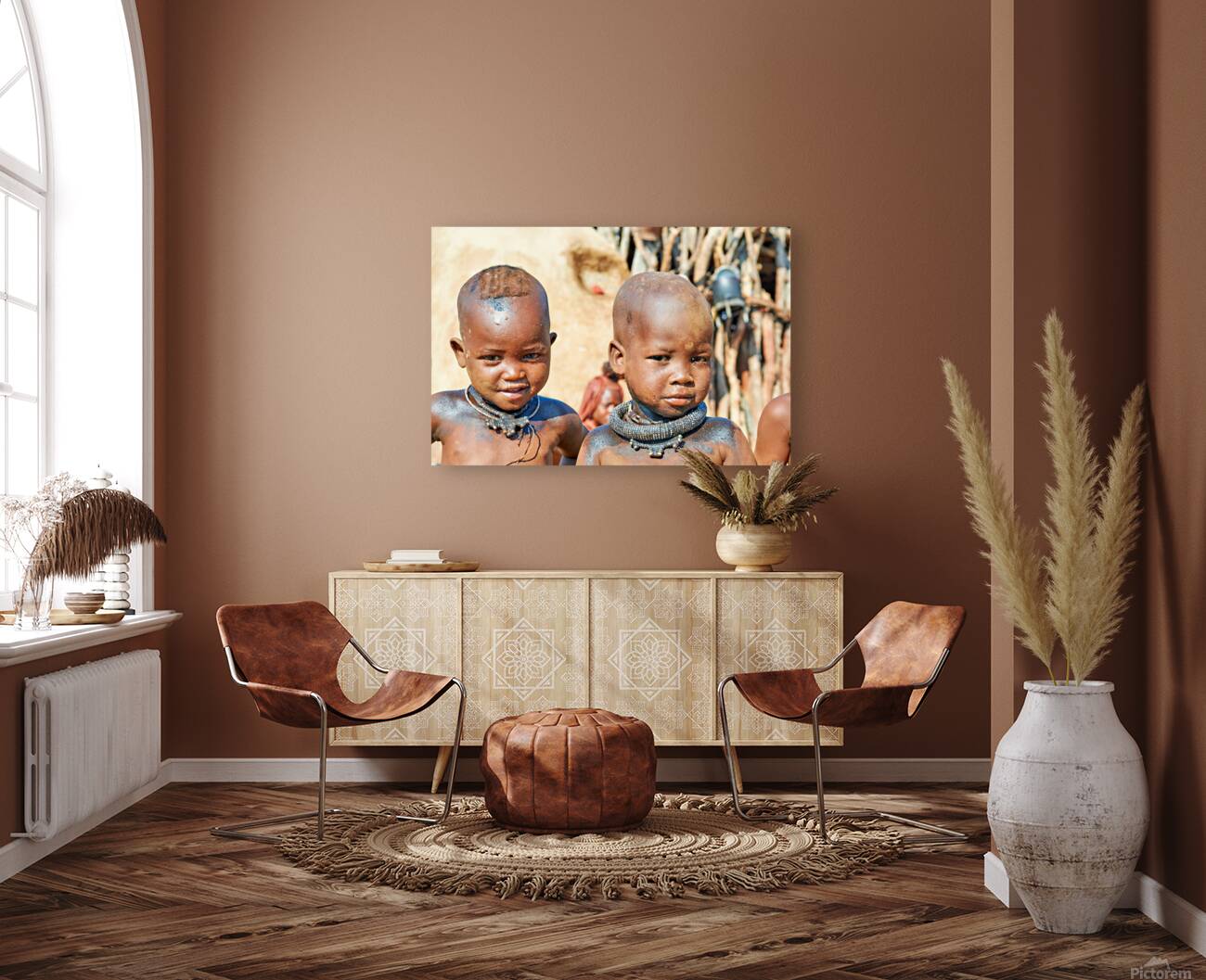 Children in himba village of kunene region namibia Reproduction