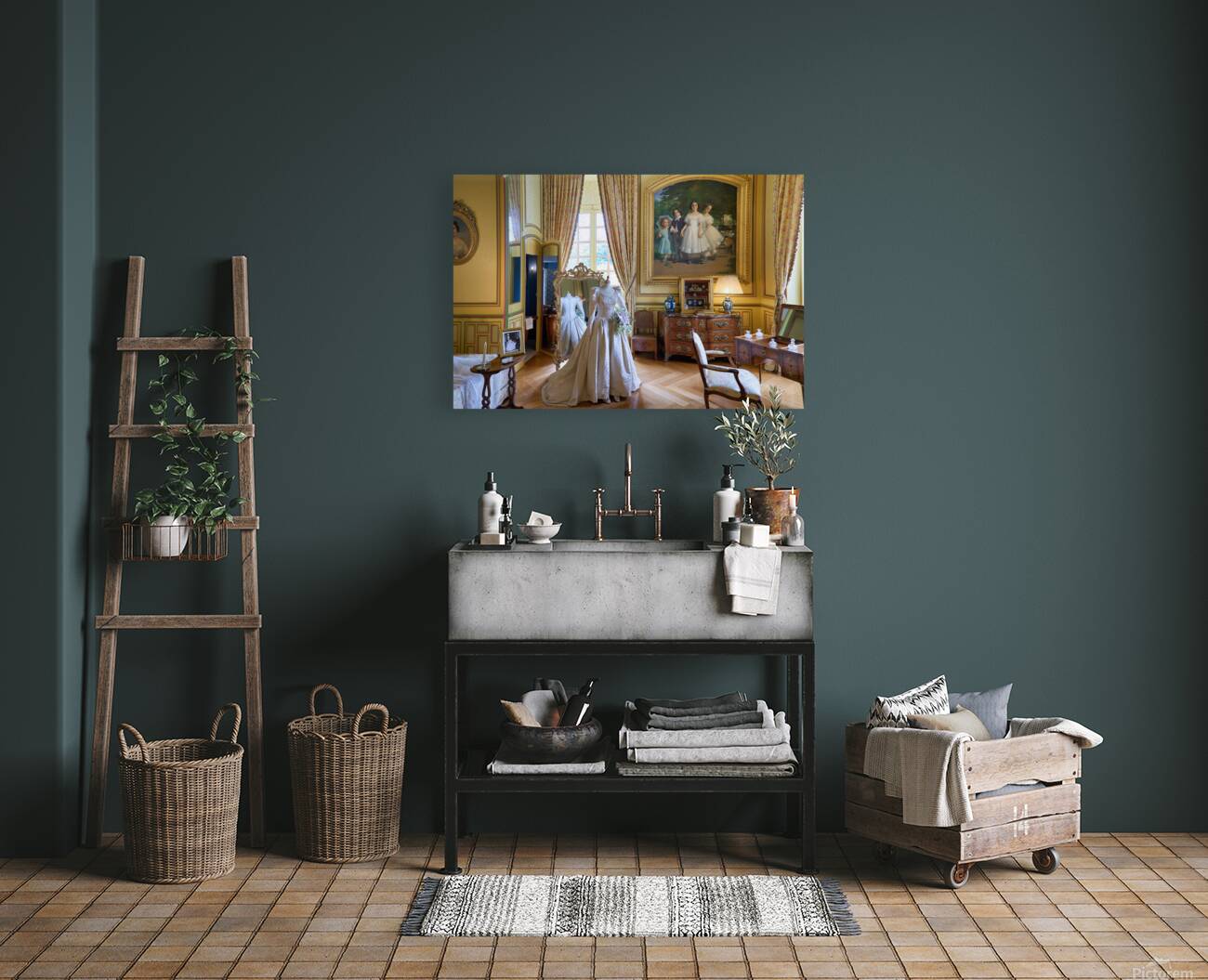 Explore historical fashion in the dress room of Chateau de Cheve Reproduction