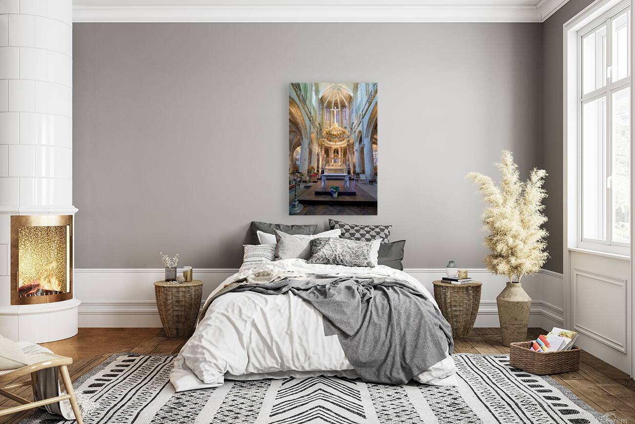 Visit to the basilica of st saviour in dinan france Reproduction