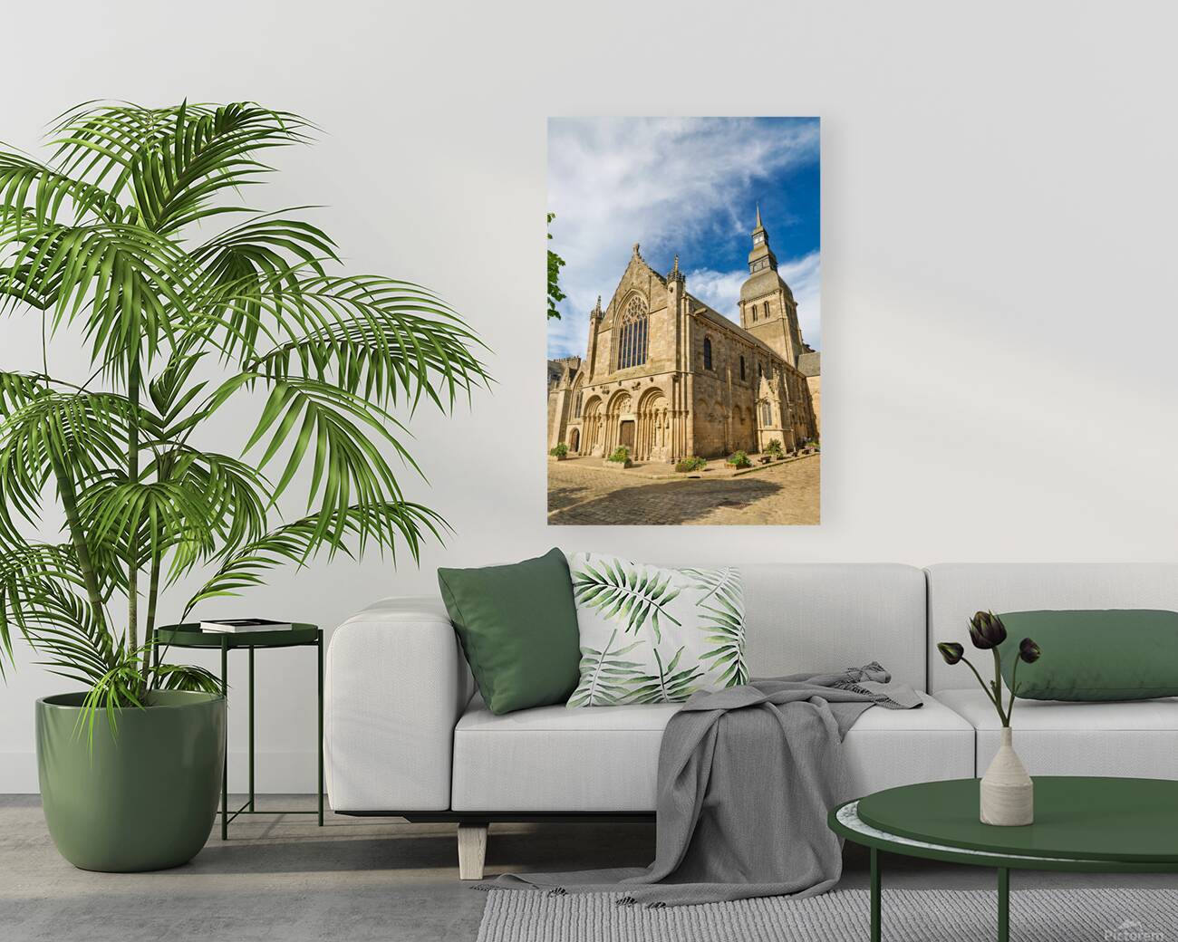 Explore the basilica of st saviour in dinan brittany france Reproduction