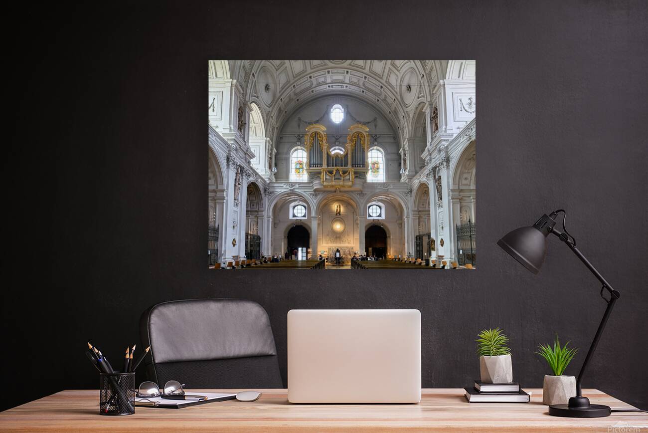 Visit to st. michael church in munich bavaria germany Reproduction