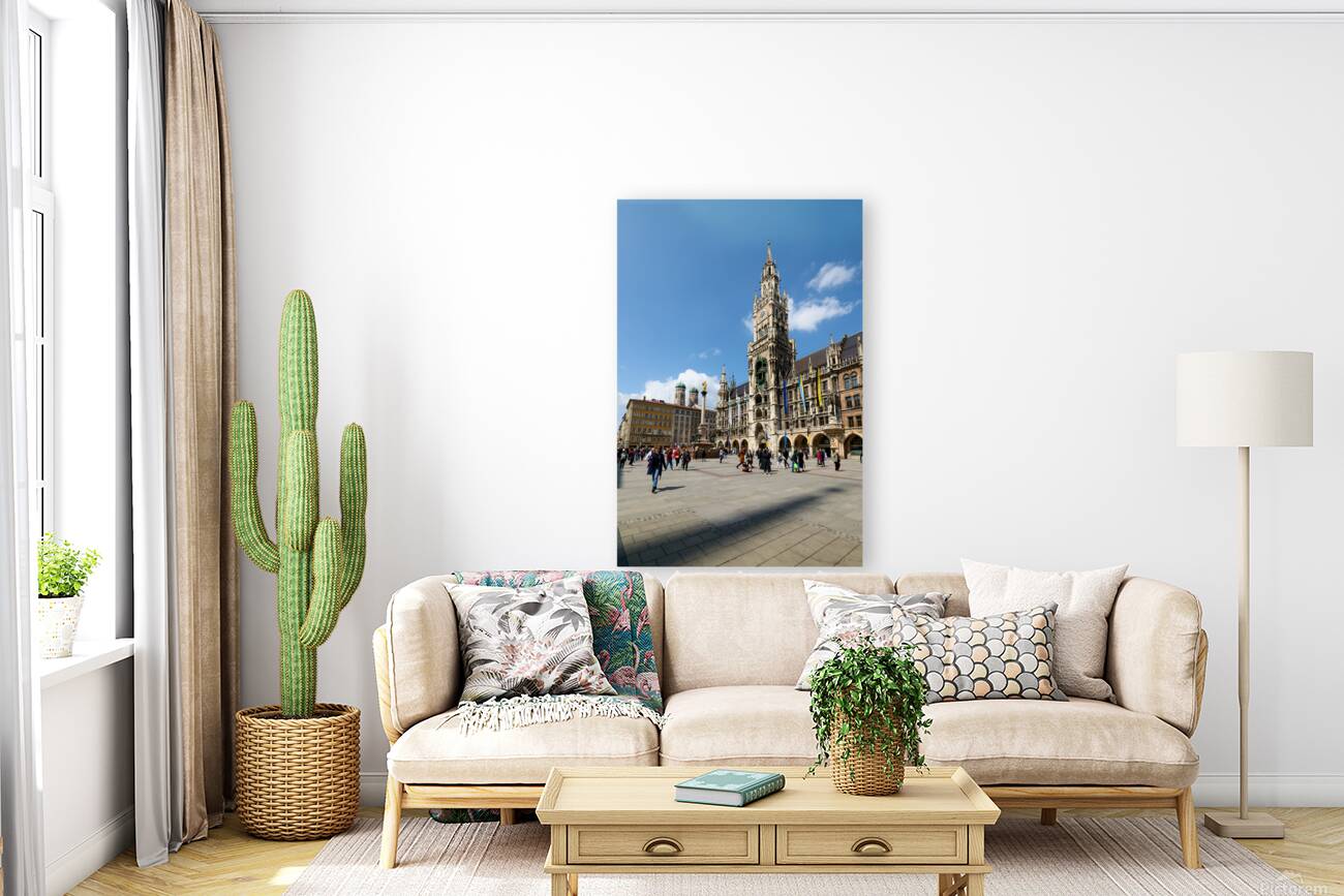 Explore marienplatz and the rathaus in munich germany Reproduction