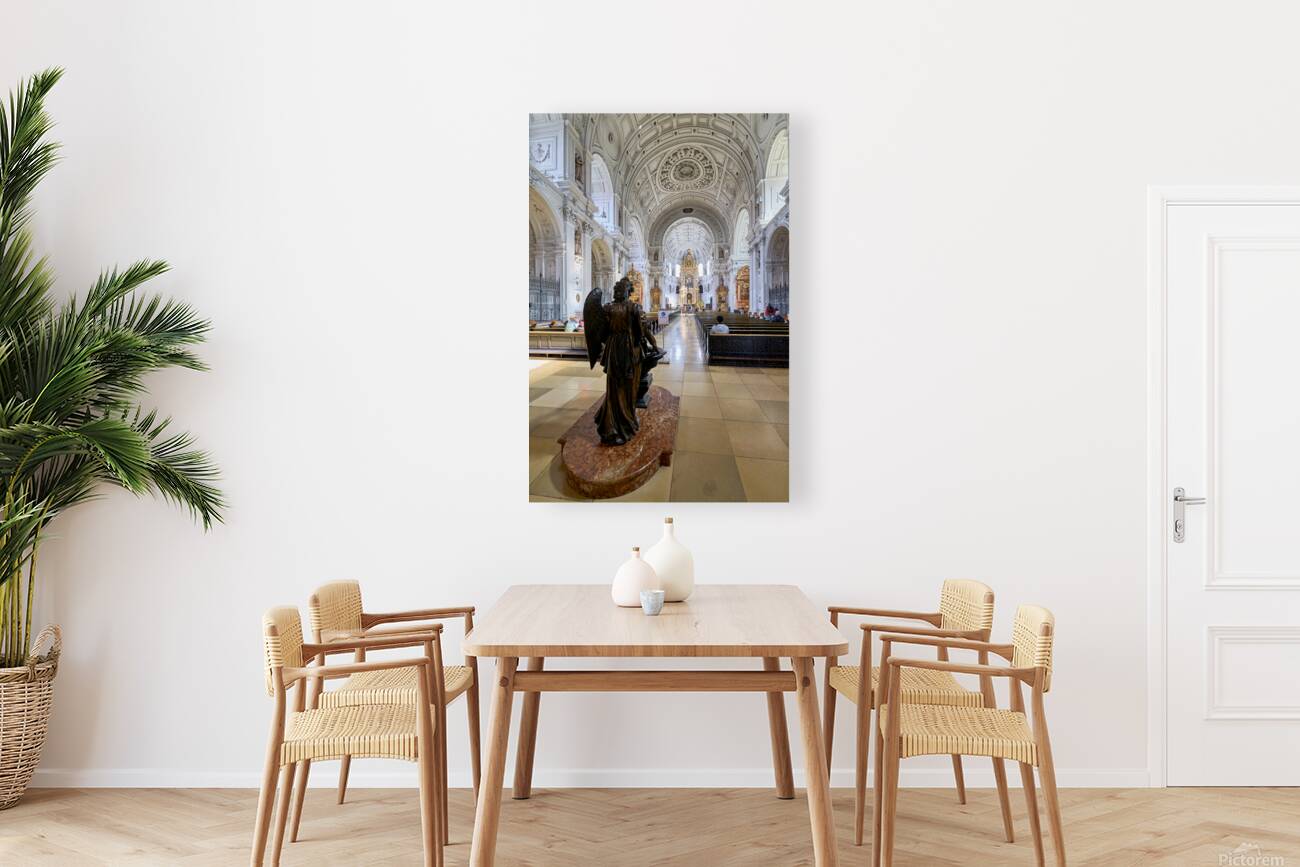 Visit to st. michael church in munich bavaria germany Reproduction