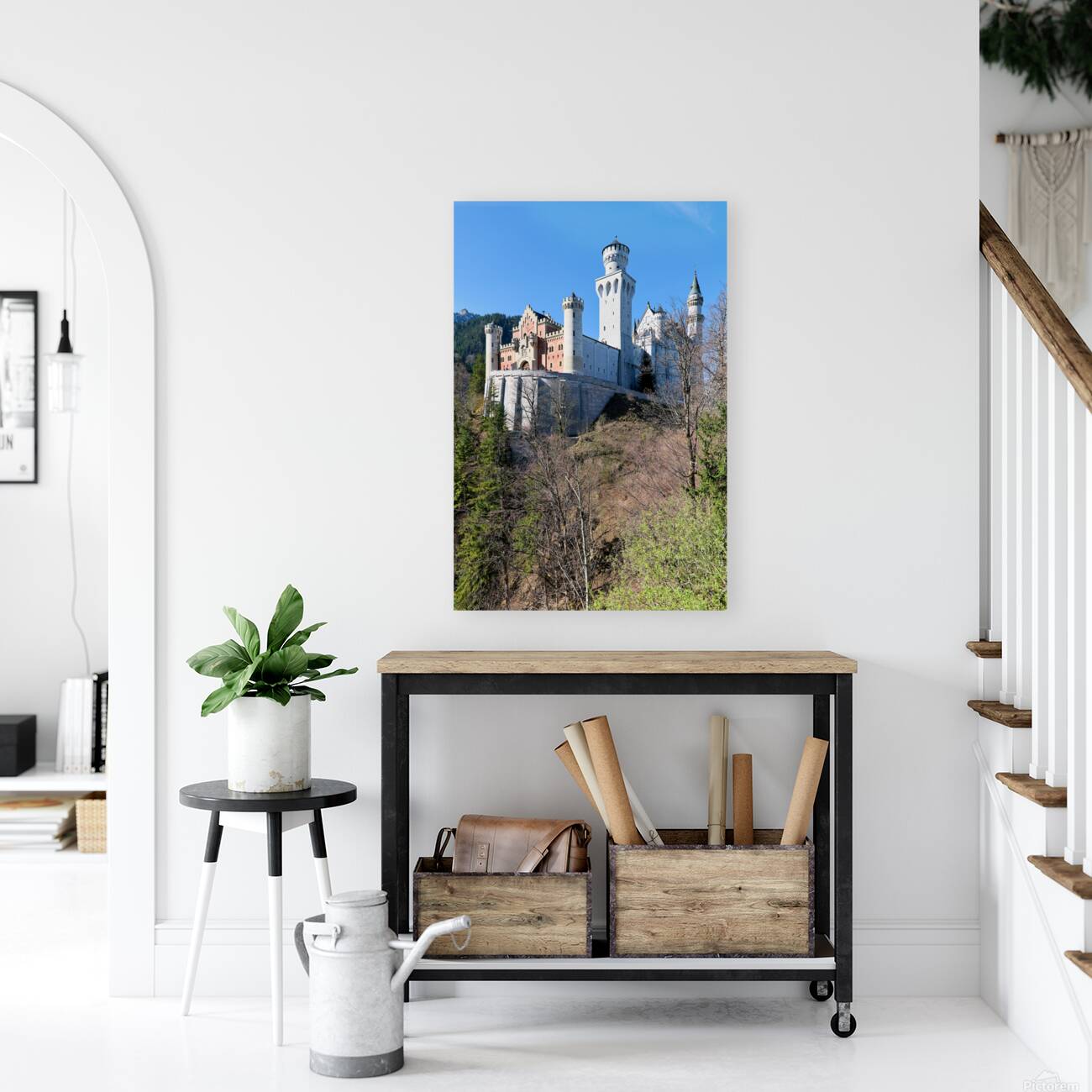 Visit Neuschwanstein Castle along the Romantic Road in Bavaria G Reproduction