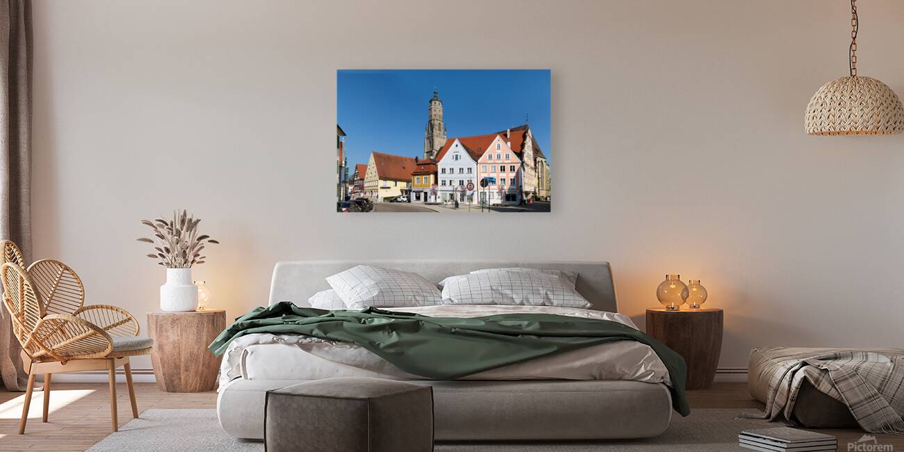 Explore nordlingen on the romantic road in bavaria germany Reproduction