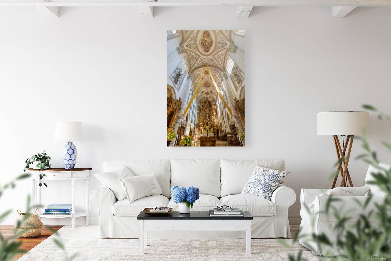 Visit to the Church of the Assumption of Mary in Landsberg am Le Reproduction