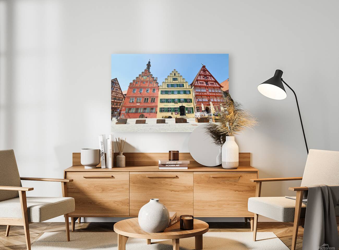 Old town dinkelsbuhl on the romantic road in germany Reproduction