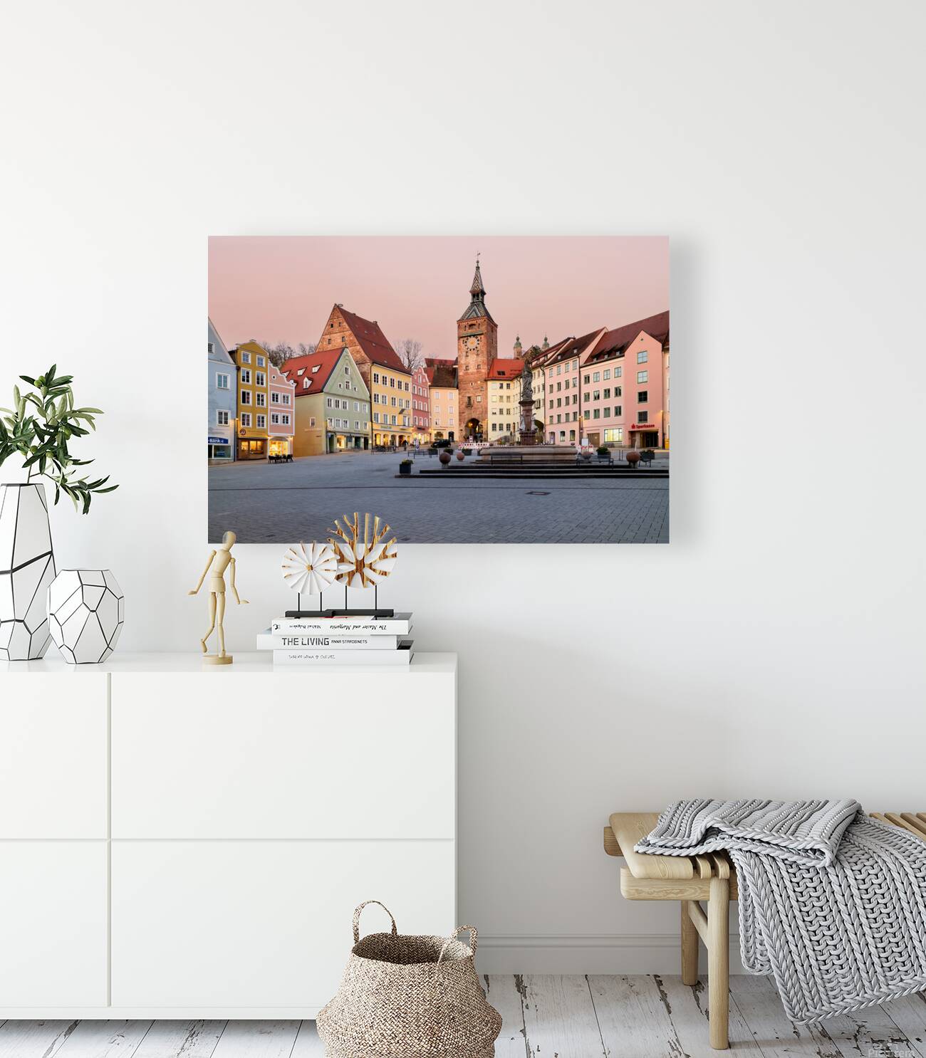 Exploring Hauptplatz square in Landsberg am Lech on the Romantic Reproduction