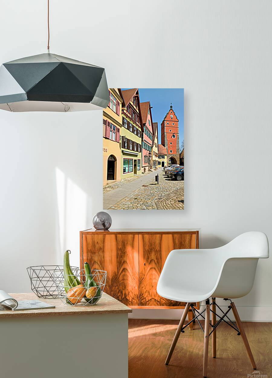 Wornitz Gate in Dinkelsbuhl along the Romantic Road in Bavaria Reproduction