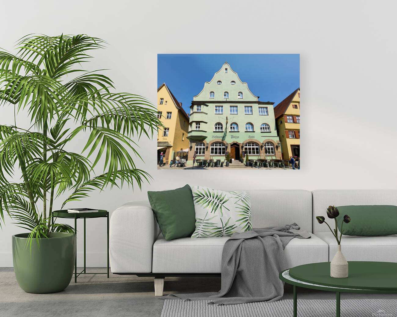 Old town dinkelsbuhl on the romantic road in bavaria Reproduction