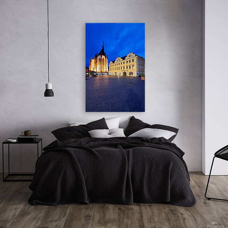 Wurzburg marienkapelle and falcon house on the romantic road Reproduction