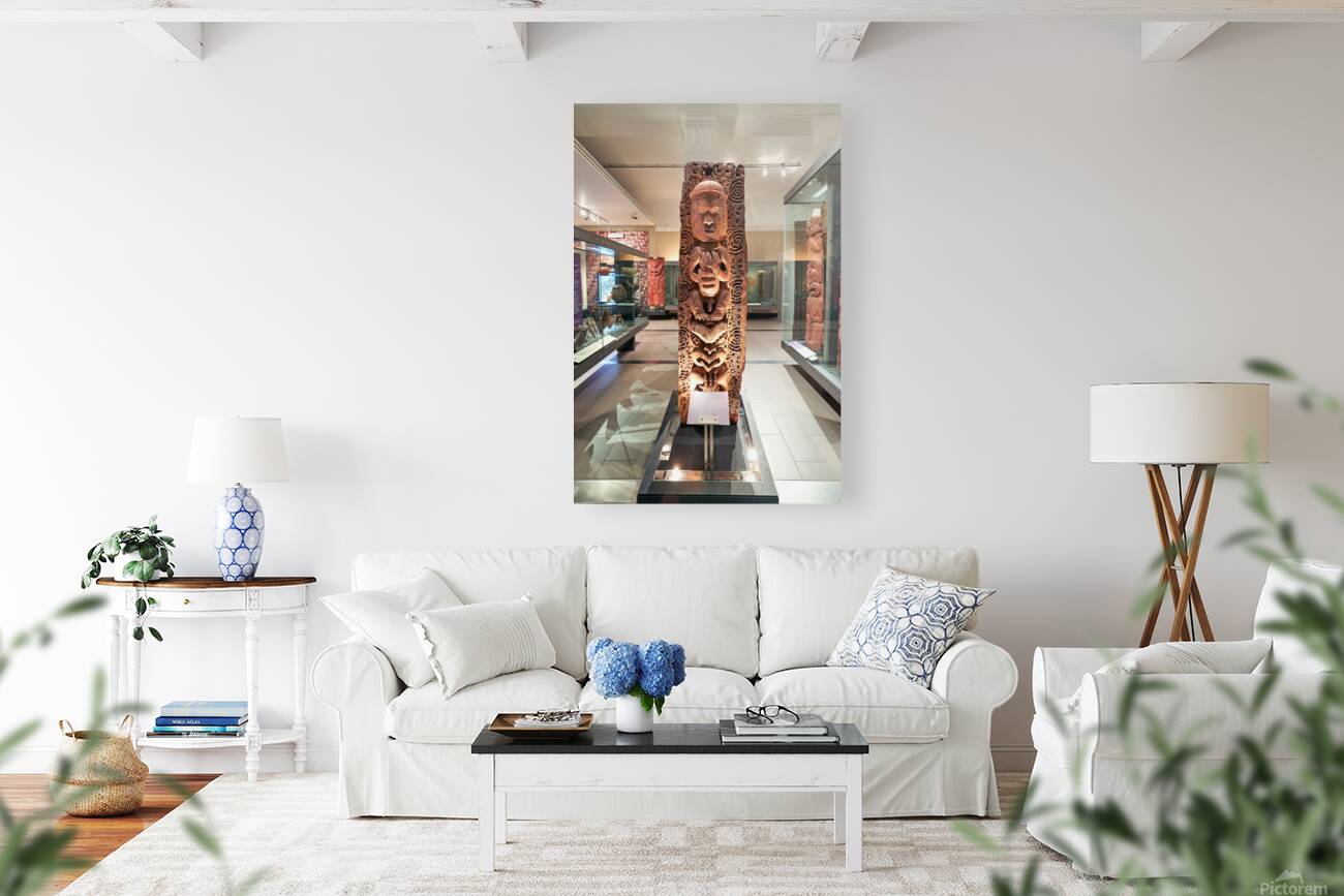 Visit to maori natural history gallery in auckland war memorial  Reproduction