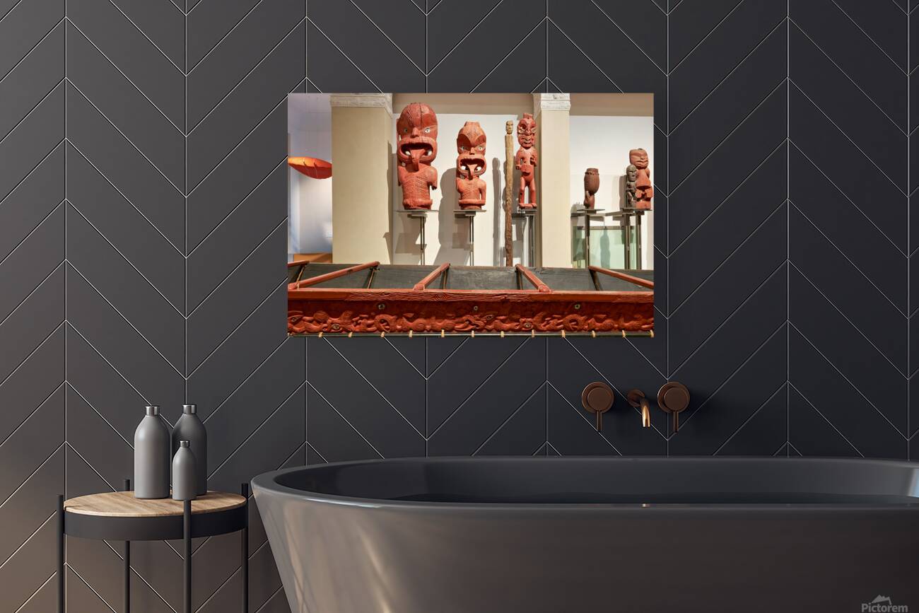 Explore Maori culture at Auckland War Memorial Museum in New Zea Reproduction