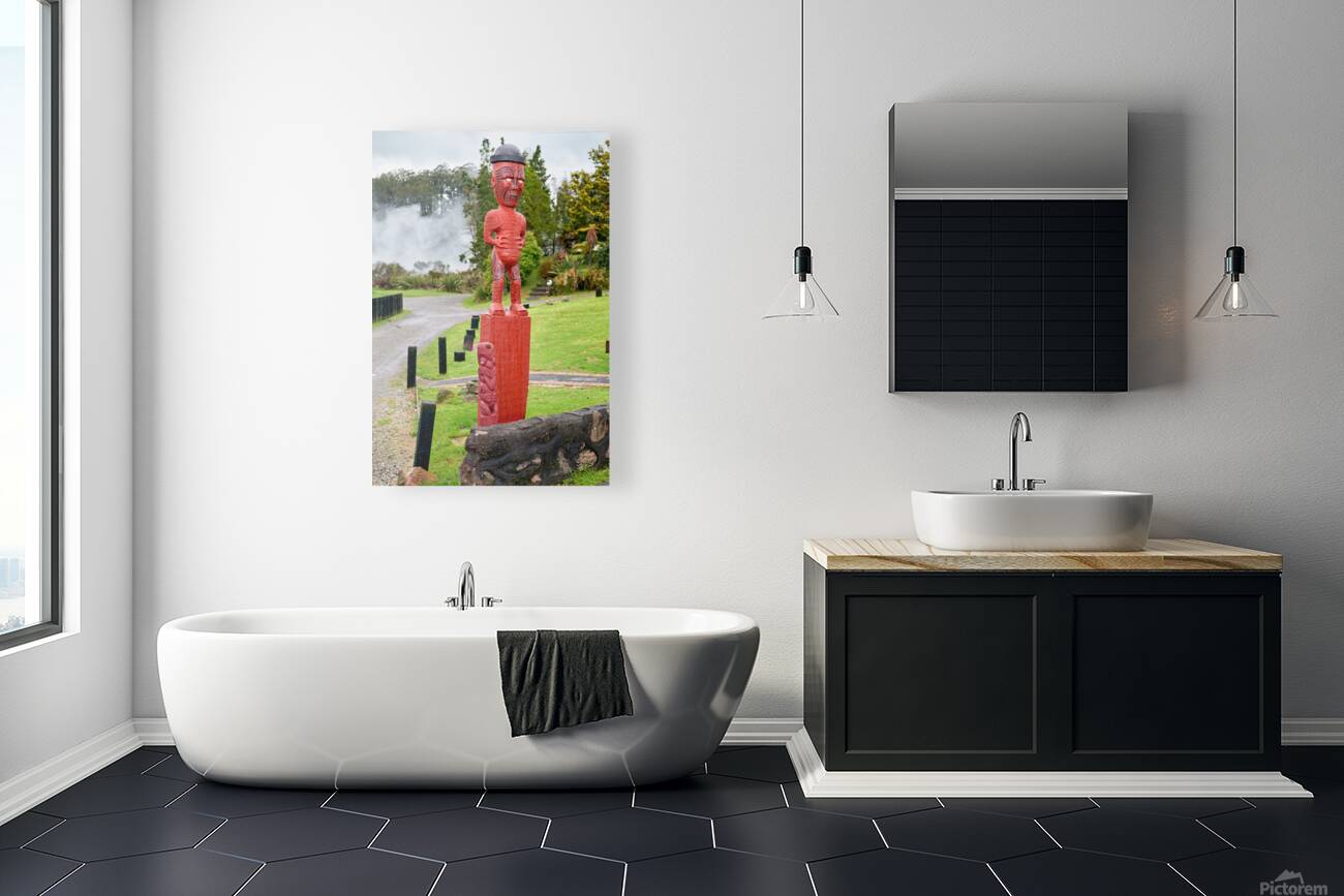 Explore Whakarewarewa village in Rotorua New Zealand with carvi Reproduction