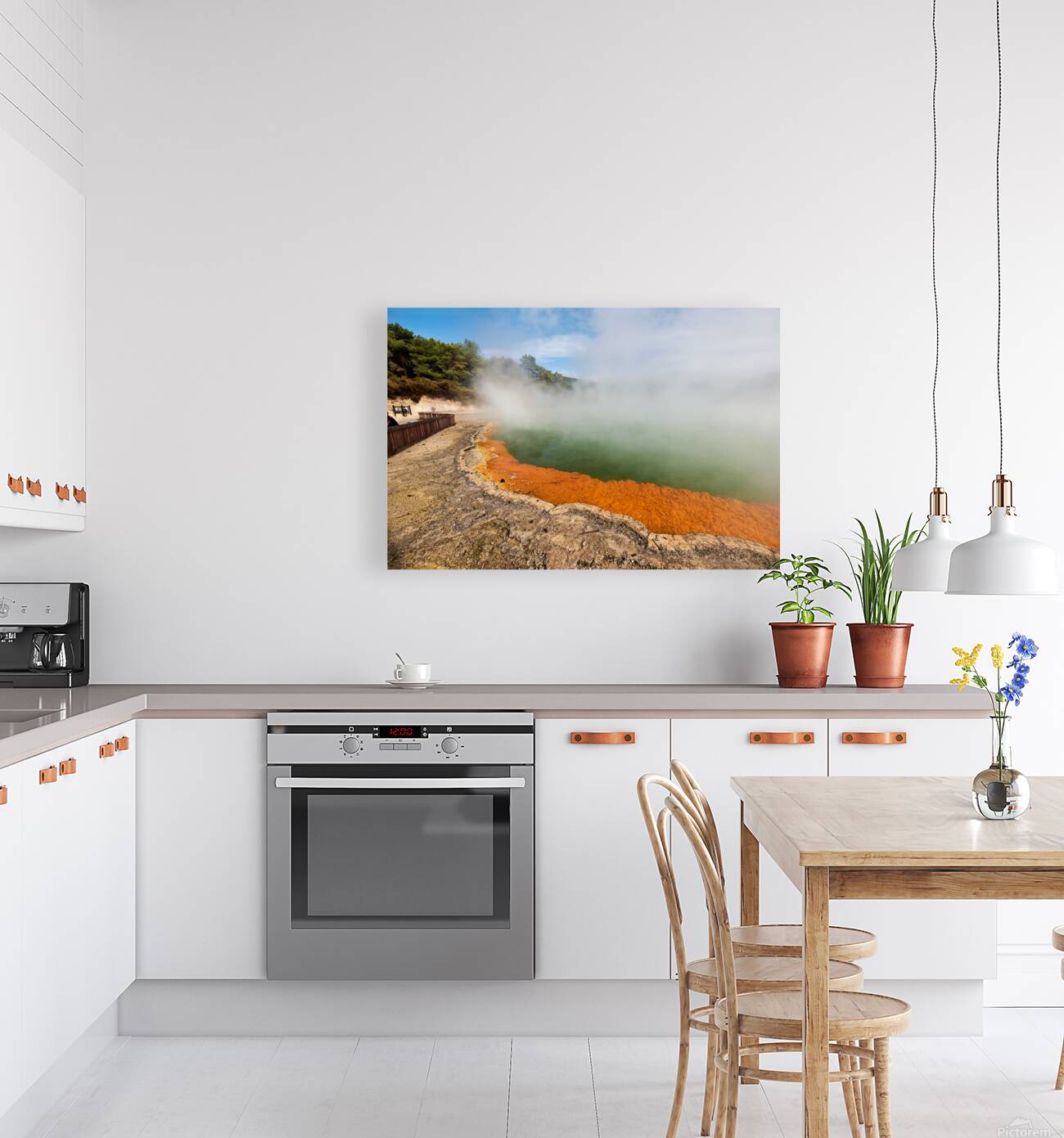 Visit champagne pool at waiotapu rotorua nz Reproduction