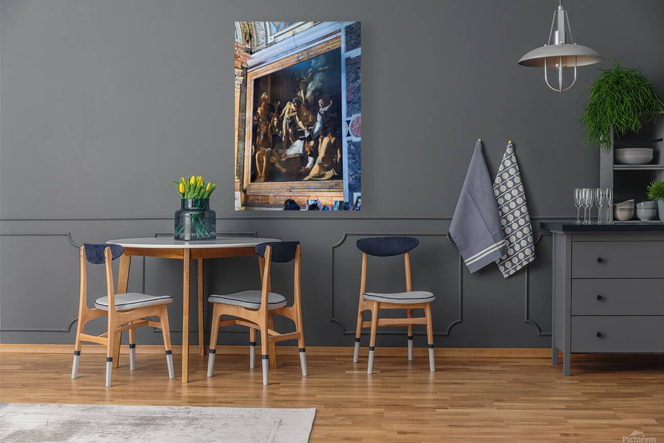 Martyrdom of st. matthew in church of st. louis of the french Reproduction