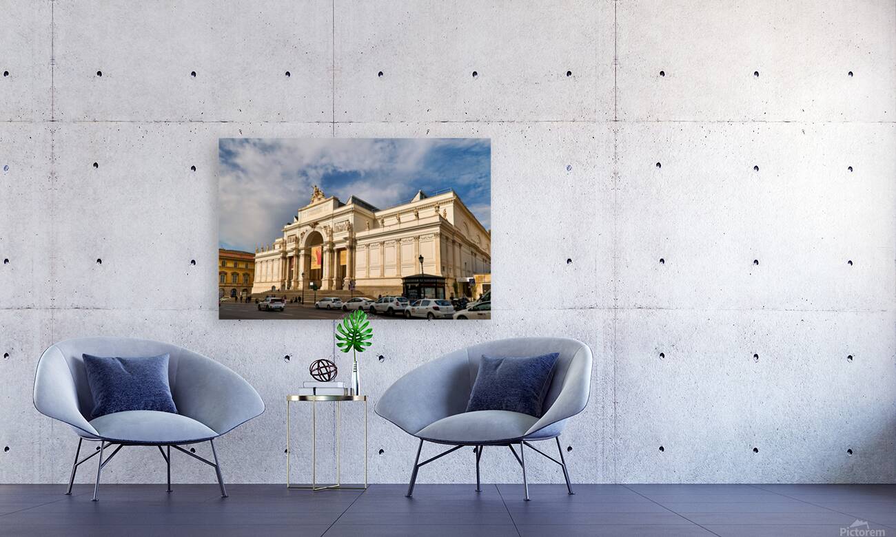 Palazzo delle Esposizioni in Rome invites visitors for art and c Reproduction