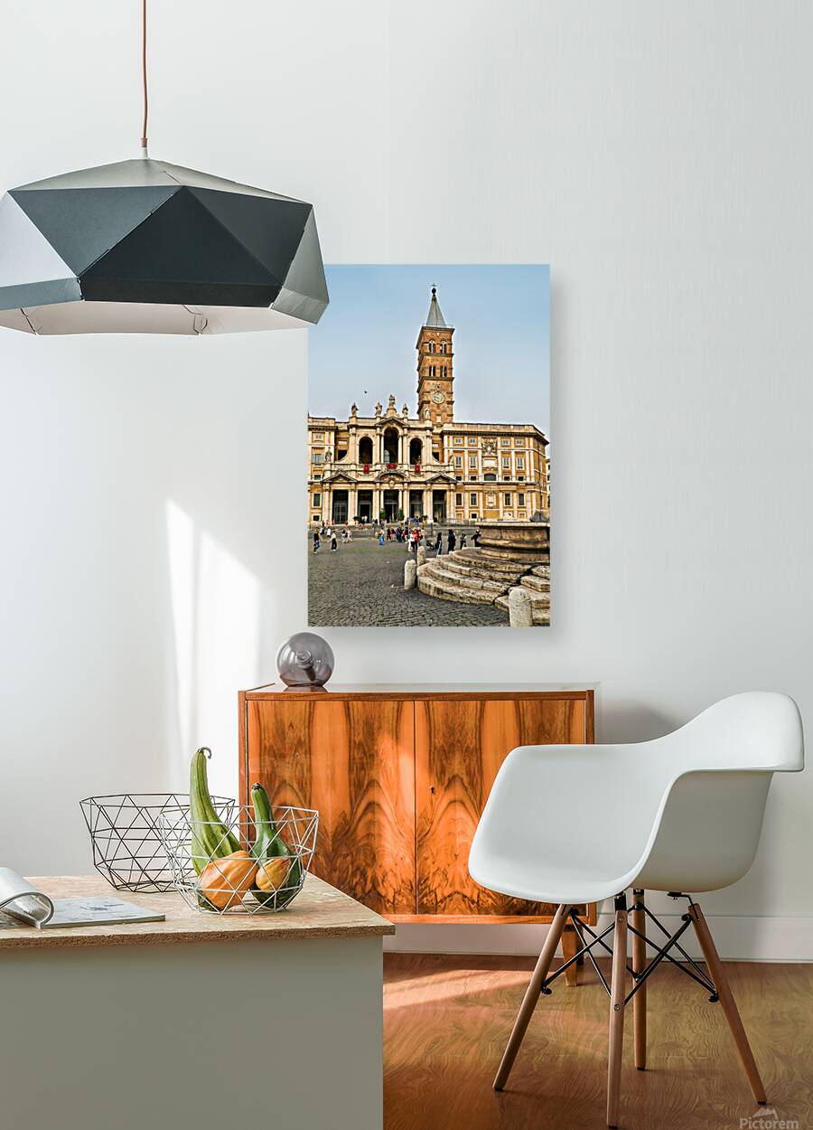 Basilica of Saint Mary Major in Rome draws many visitors each da Reproduction