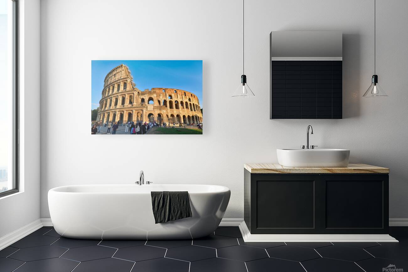 Visit Colosseum in Rome Italy during the day Reproduction