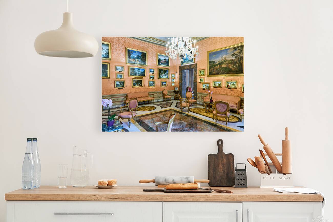 Visit to colonna art gallery in princess isabelle apartment in r Reproduction