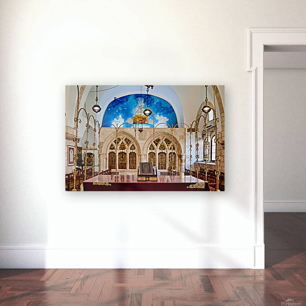 Four synagogues in Jerusalem reflecting Sephardic heritage Reproduction