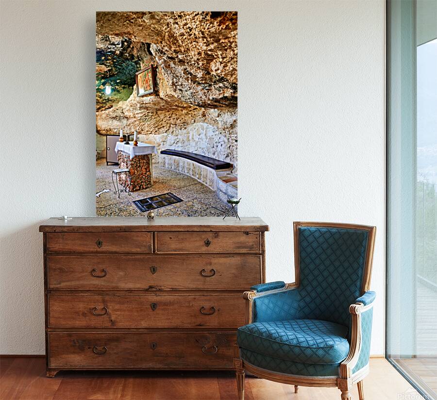 Visit to shepherds field chapel in bethlehem israel Reproduction