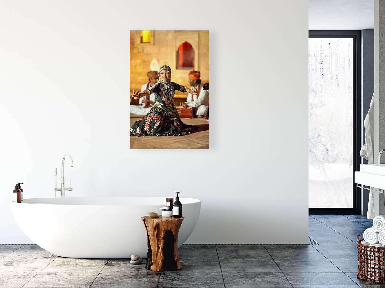 Traditional dance performance in Khimsar Rajasthan Reproduction