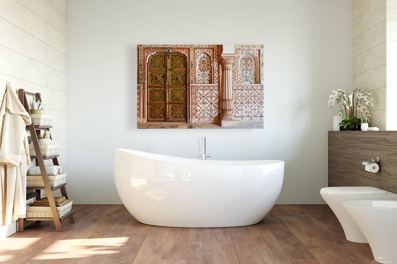 Exploring the detailed artwork of Junagarh Fort in Bikaner Indi Reproduction