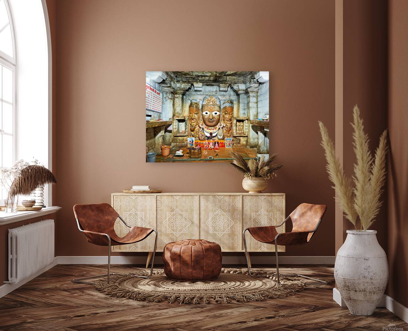 Rituals at Chittorgarh Fort in Rajasthan India during the day Reproduction