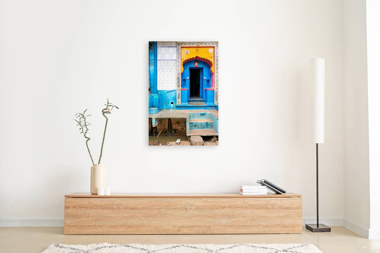 Decorated painted house in Bundi Rajasthan attracts attention Reproduction