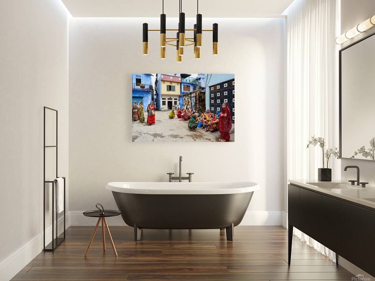 Women gather in Bundi Rajasthan during a community outing Reproduction