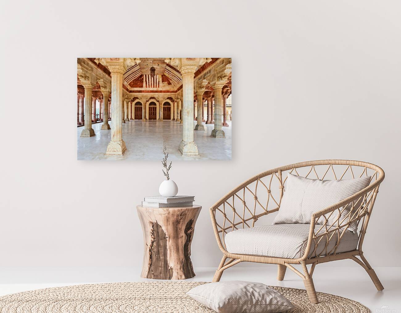 Explore the architecture of Amber Palace in Rajasthan India Reproduction