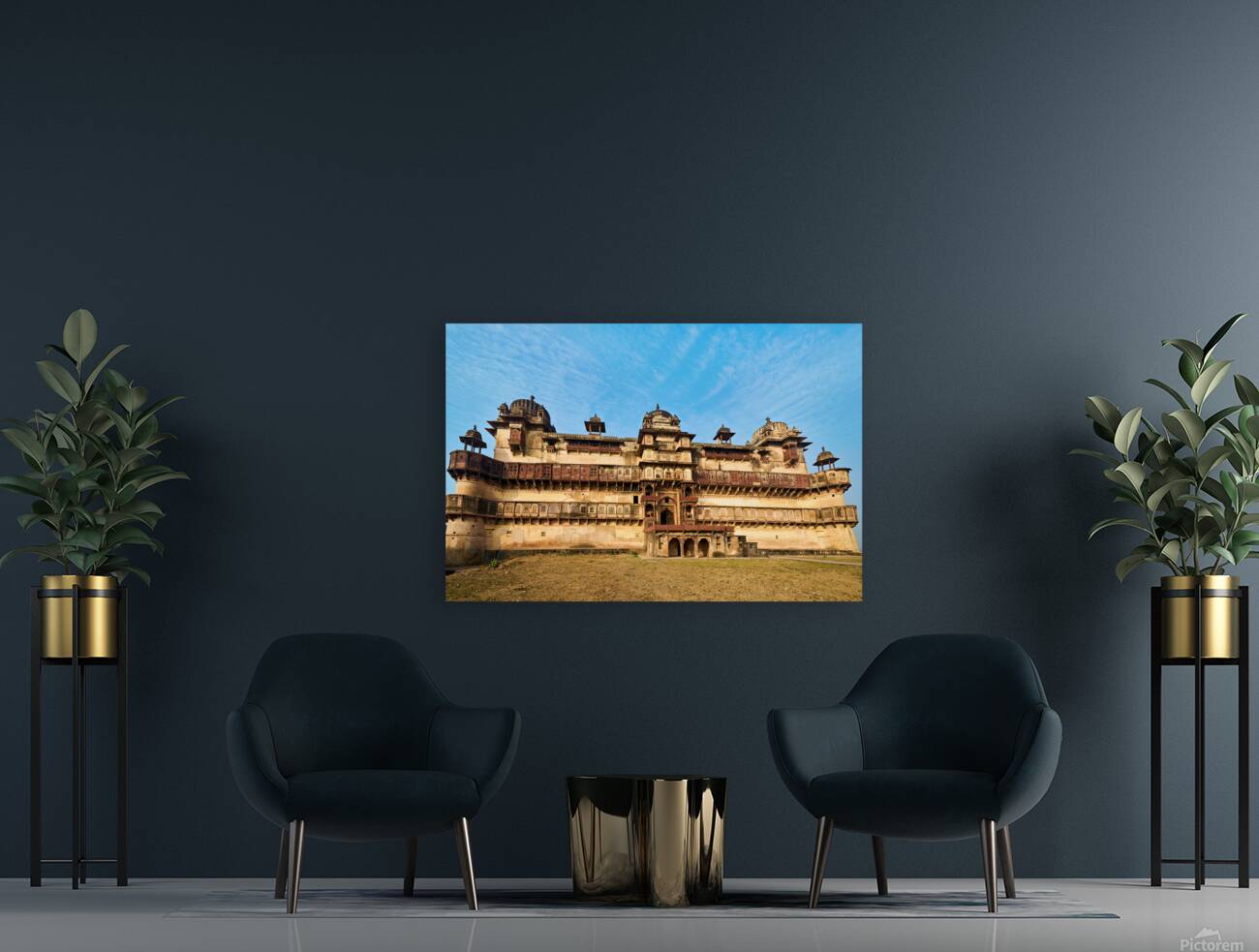 Visit to orchha fort complex in madhya pradesh india Reproduction